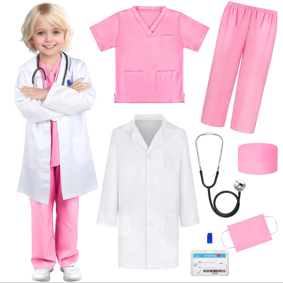 Lab Coat Medical - 남녀 공용 편안한 화이트 의료 유니폼,