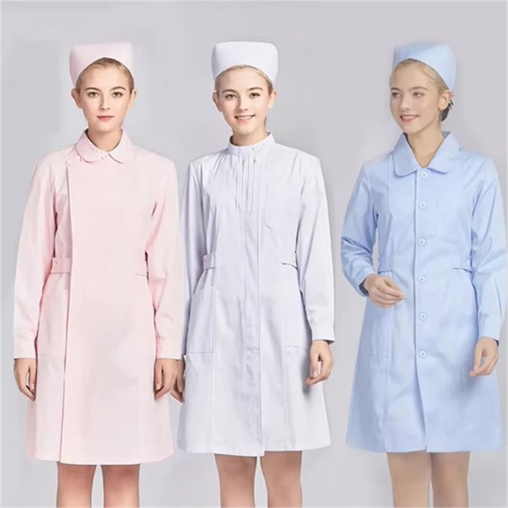 Lab Coat Medical - 새로운 순수 코튼 통기성 흰색 유니폼