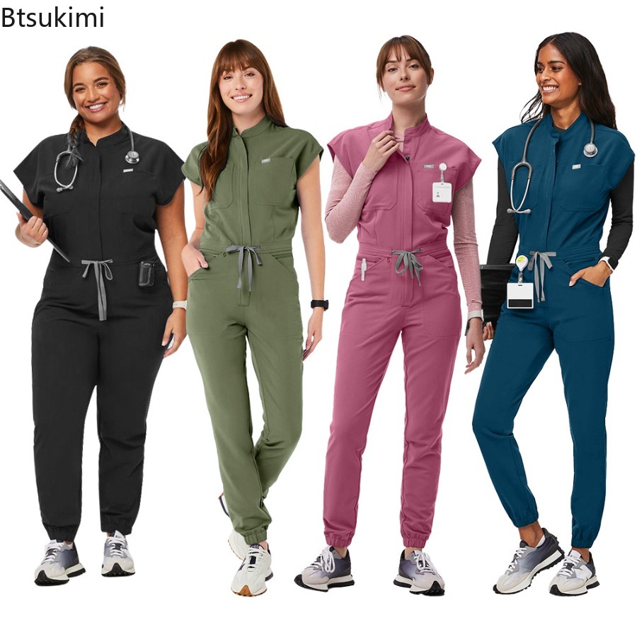 패션 지퍼 점프수트 의료 유니폼 건강 서비스 간호복 애 - Medical Lab Uniform 리뷰 및 가격