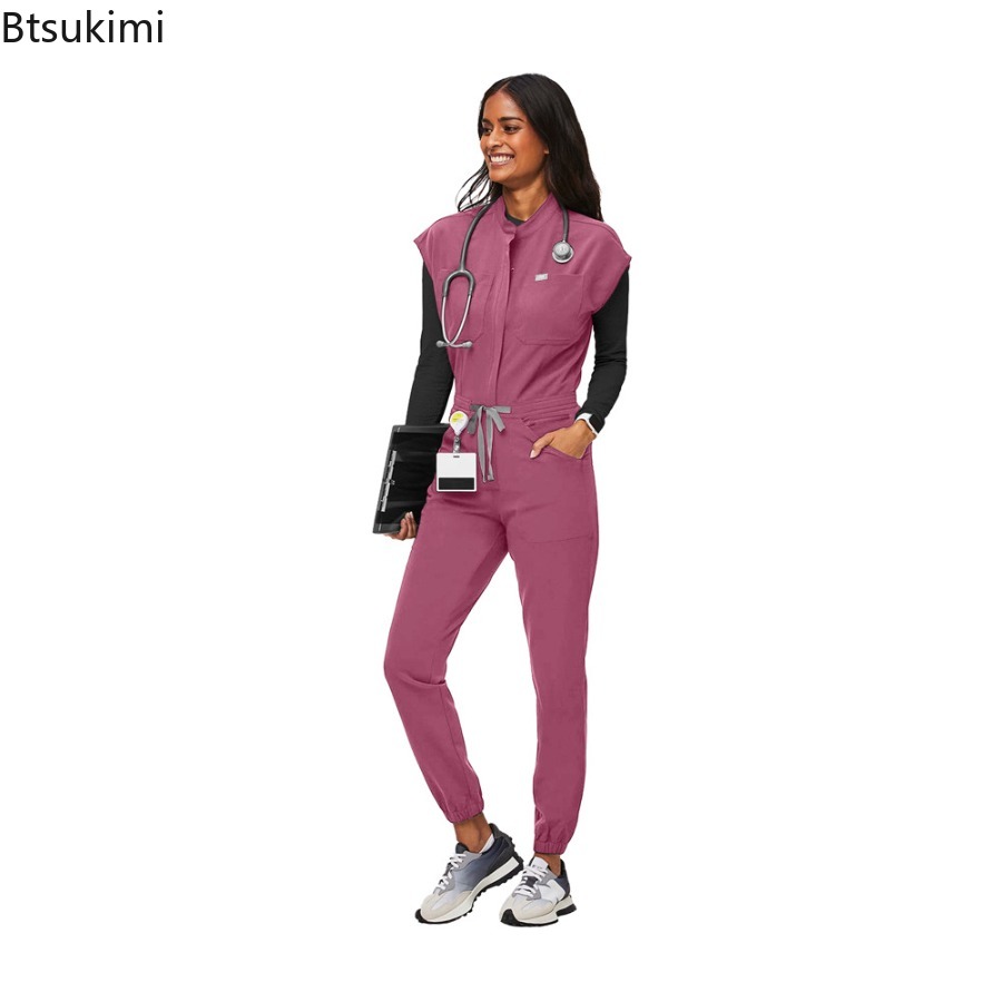 패션 지퍼 점프수트 의료 유니폼 건강 서비스 간호복 애 - Medical Lab Uniform 리뷰 및 가격