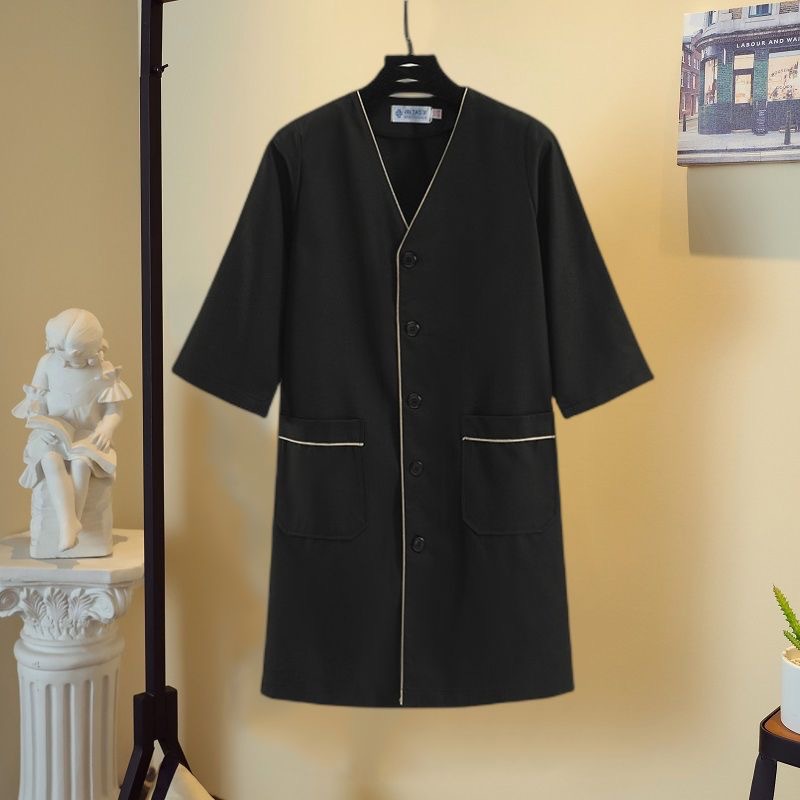 고품질 피부 관리 작업복 흰색 여성용 반팔 한국식 코트 - Lab Coat Medical 리뷰 및 가격