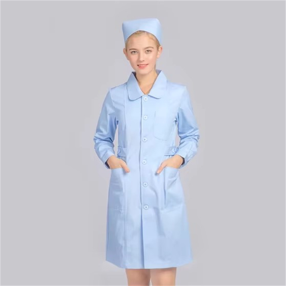 새로운 순수 코튼 통기성 흰색 유니폼 코트 실험실 작업 - Lab Coat Medical 리뷰 및 가격