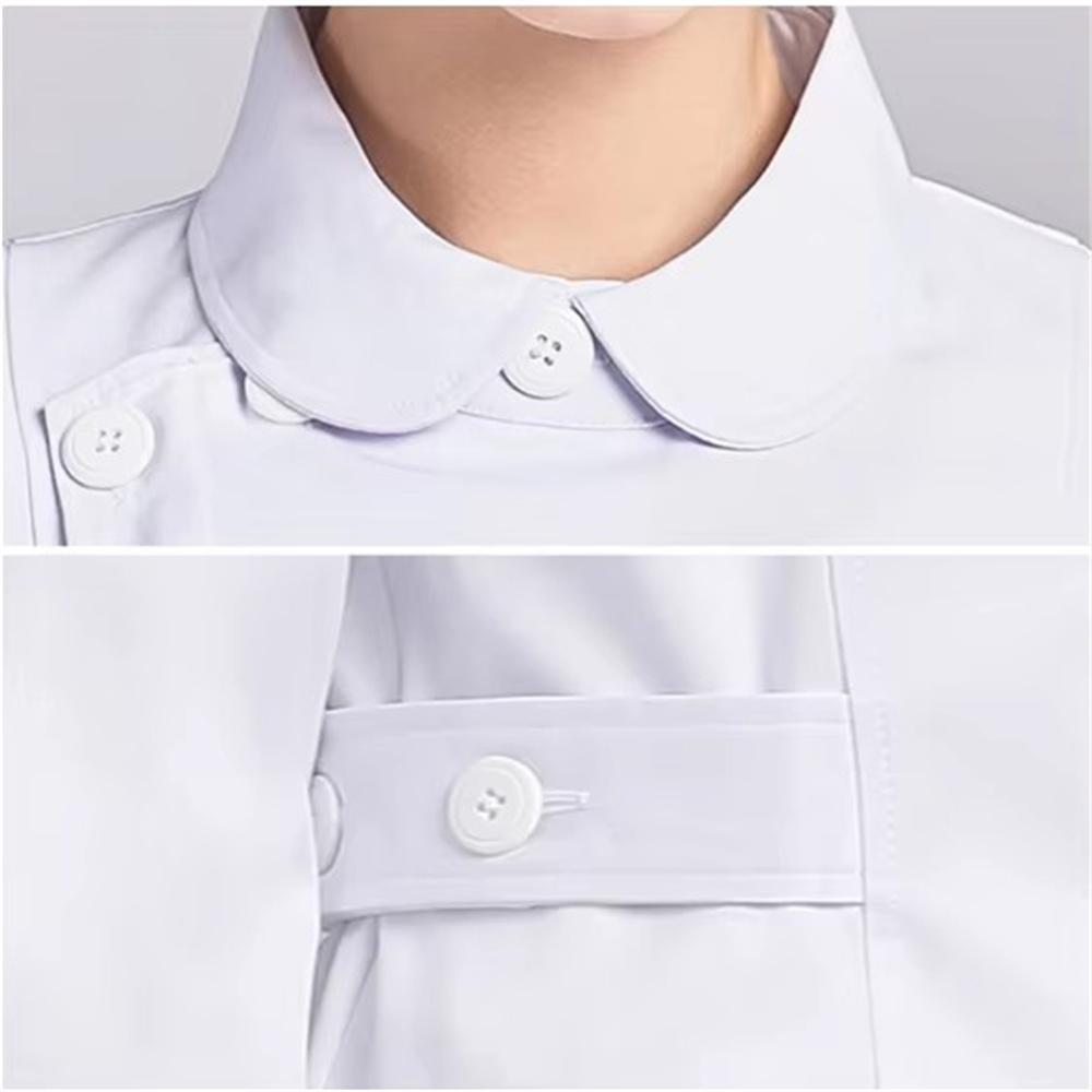 새로운 순수 코튼 통기성 흰색 유니폼 코트 실험실 작업 - Lab Coat Medical 리뷰 및 가격