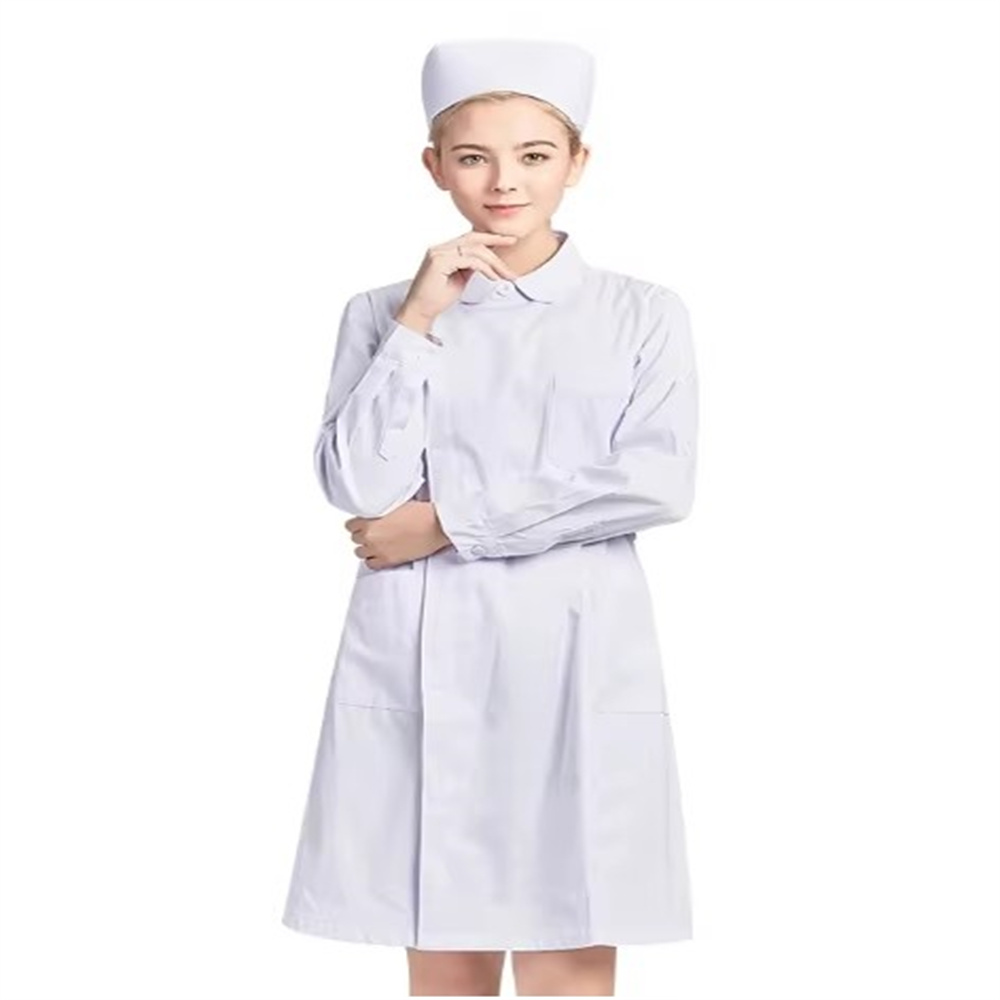 새로운 순수 코튼 통기성 흰색 유니폼 코트 실험실 작업 - Lab Coat Medical 리뷰 및 가격