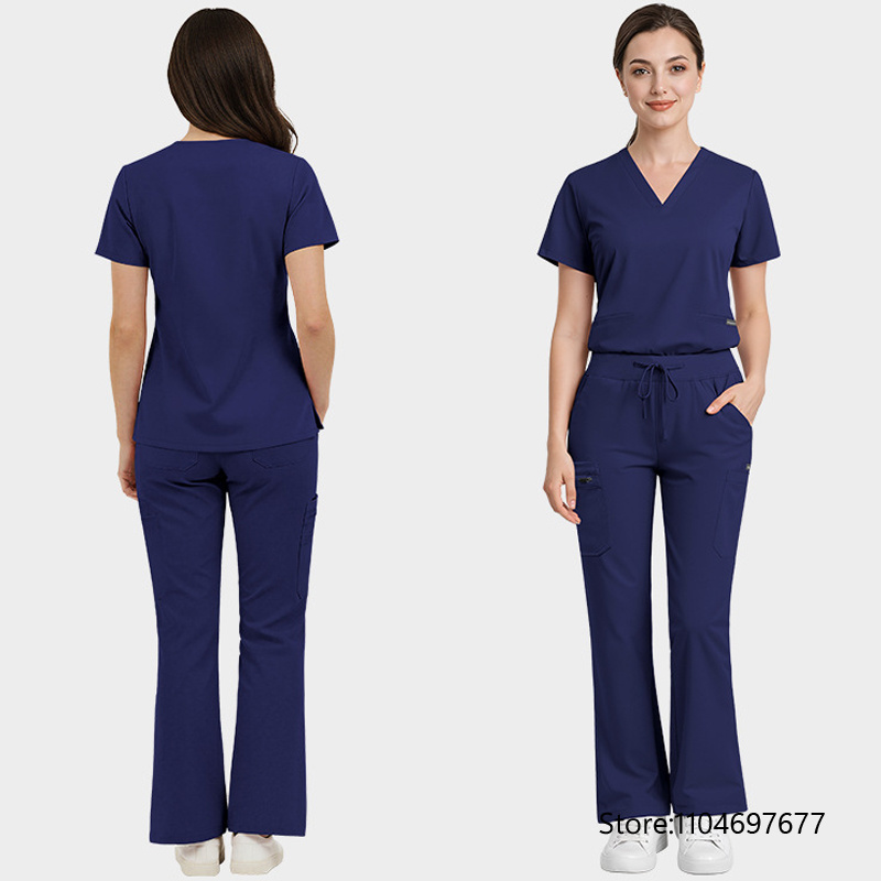 새 병원 의사 작업복 유니섹스 수술복 상의+하의 여성  - Medical Lab Uniform 리뷰 및 가격