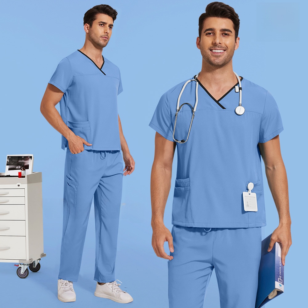 얇은 반소매 수술실 수술복 의사 손세척복 의료진 실험실 - Lab Coat Medical 리뷰 및 가격