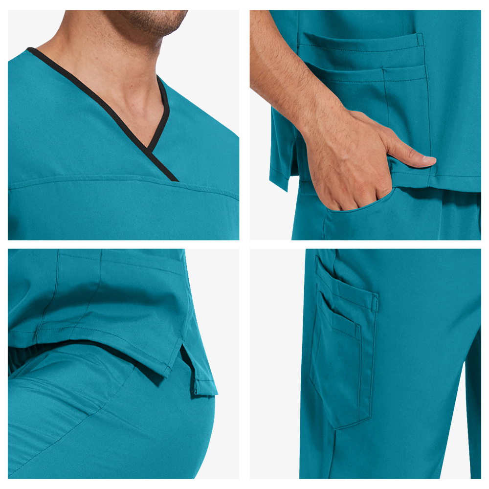 얇은 반소매 수술실 수술복 의사 손세척복 의료진 실험실 - Lab Coat Medical 리뷰 및 가격