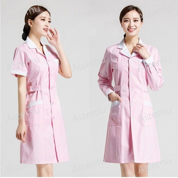 유니섹스 반팔 뷰티 살롱 스크럽 드레스 화이트 약국 의 - Lab Coat Medical 리뷰 및 가격