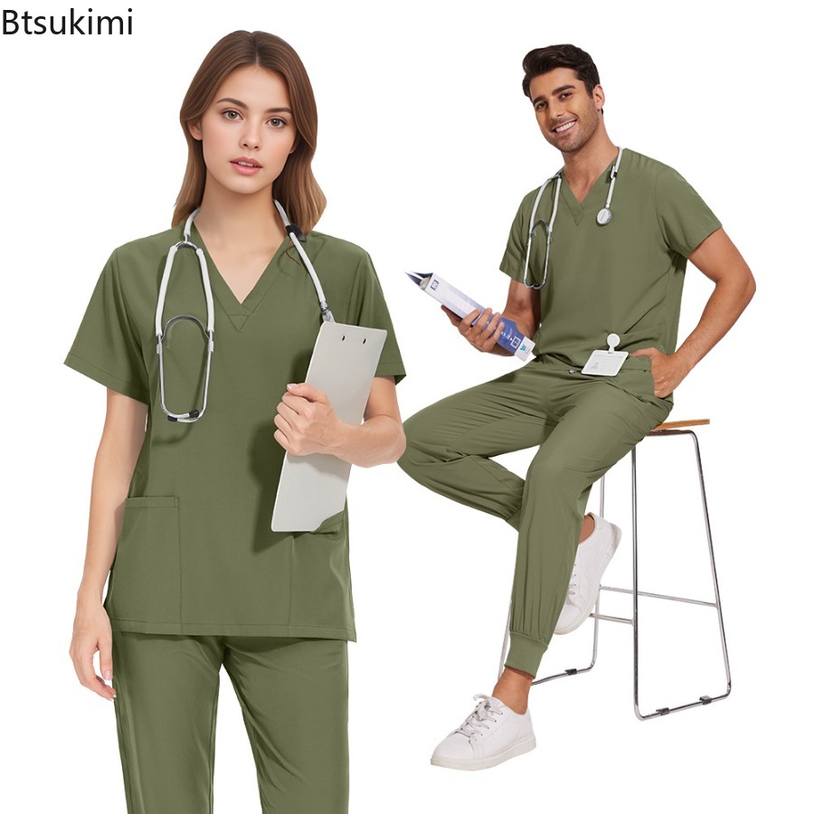 스クラブ 세트 유니폼 간호사 남성 의료용 스크럽 애완동 - Lab Coat Medical 리뷰 및 가격