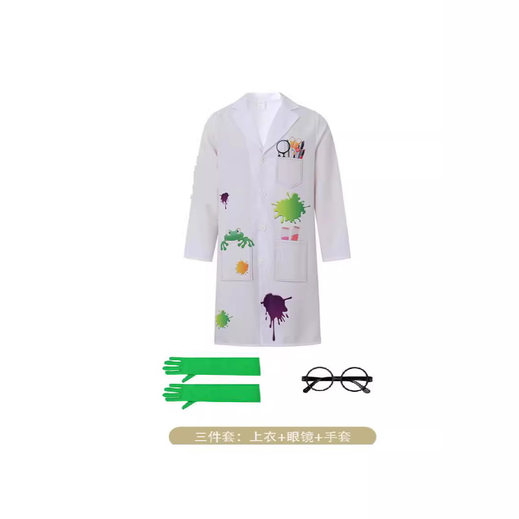 할로윈 어린이날 과학자 부모-자녀 코스튬 실험실 가운  - Medical Lab Day 리뷰 및 가격