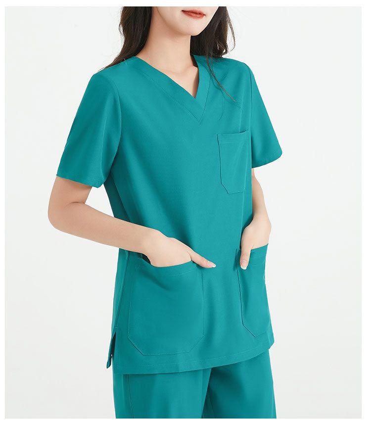 여성용 고급 신축성 상의 바지 수술실 의료 작업복 브러 - Lab Coat Medical 리뷰 및 가격
