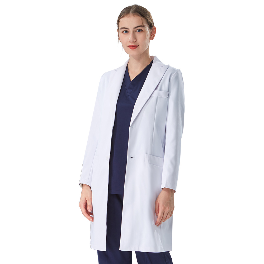 사려 깊은 라펠 칼라 화이트 실험복 의사용 면 폴리에스 - Lab Coat Medical 리뷰 및 가격