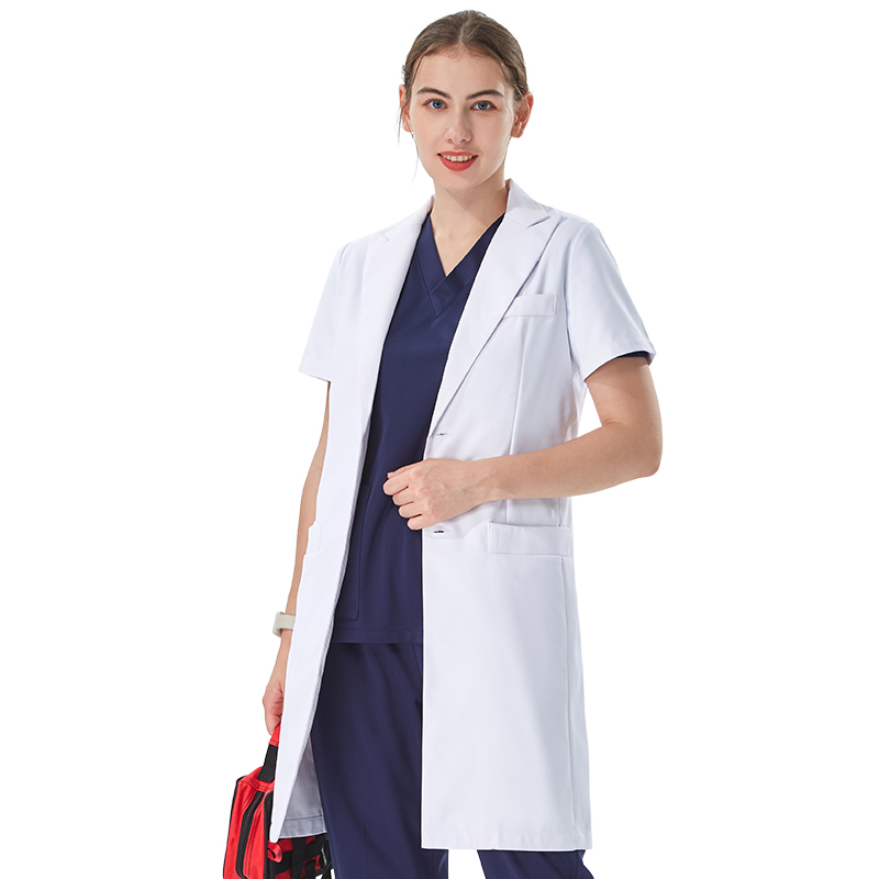 사려 깊은 라펠 칼라 화이트 실험복 의사용 면 폴리에스 - Lab Coat Medical 리뷰 및 가격